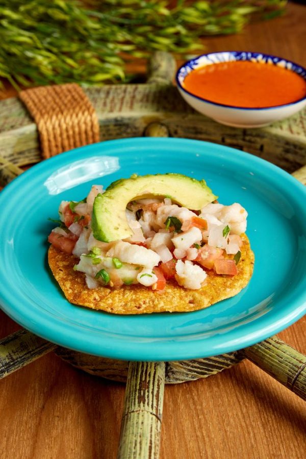 Tostadas de Ceviche de Pescado